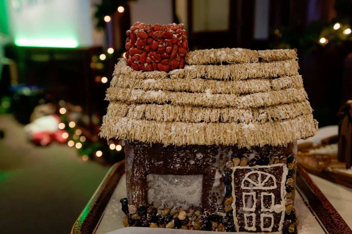 Thatched Gingerbread house