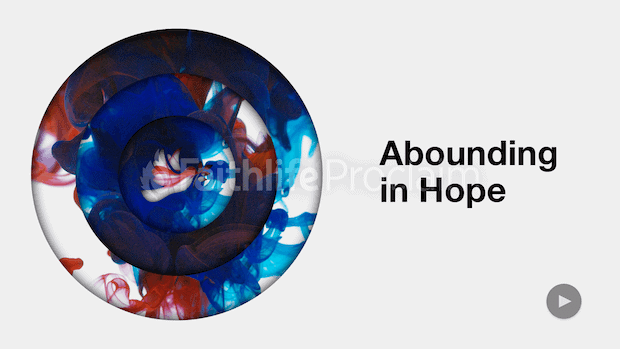 church media for fall events about hope