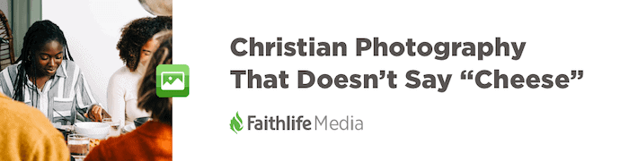 Clickable image to fine media for making Facebook ads for churches