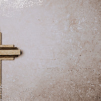 cross on neutral background, header image for Easter worship songs and hymns