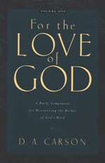 For the Love of God daily devotional book cover