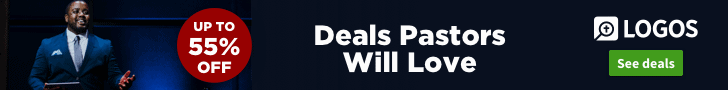 Deals Pastors Will Love up to 55% off clickable image