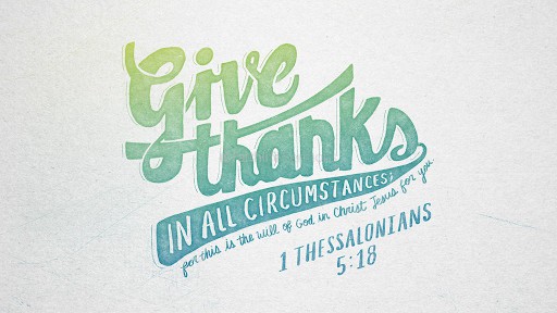 verse art of 1 Thessalonians 5:18